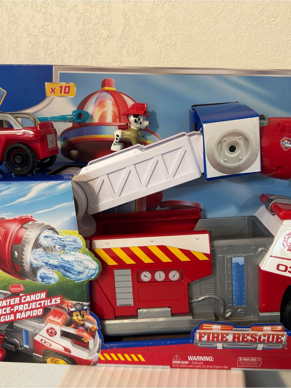 Paw Patrol Fire Rescue Ladder Truck - Red